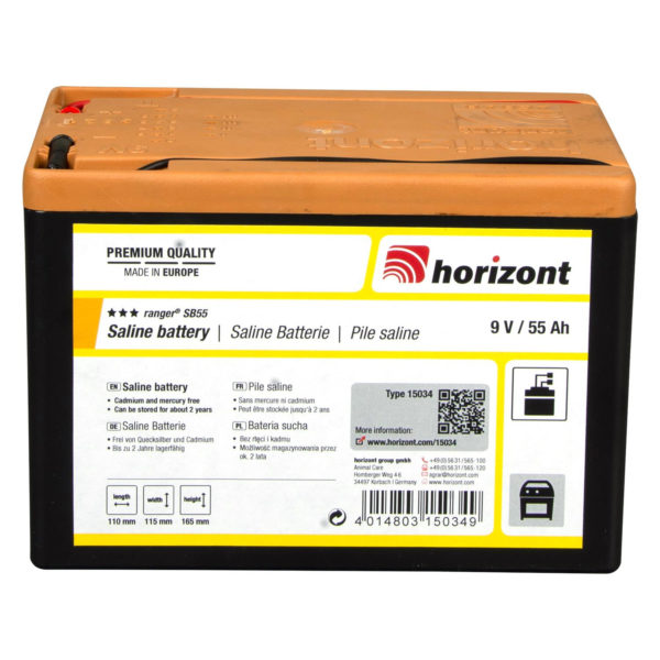 Kisela baterija Horizont 55Ah/9V