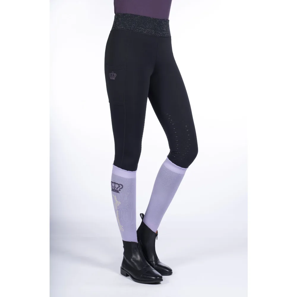 Cravache De Dressage HKM Lavender Bay 8156 - 120 Cm, Poignée Ergonomique, Qualité Allemande